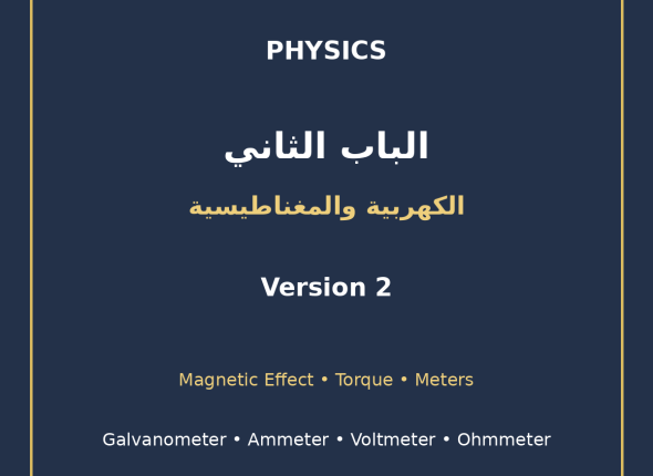 EGYTUTOR-PHYSICS-CHAPTER2-MAGNETIC-EFFECT-MEASURING-INSTRUMENTS-AR-VERSION-2-COVER